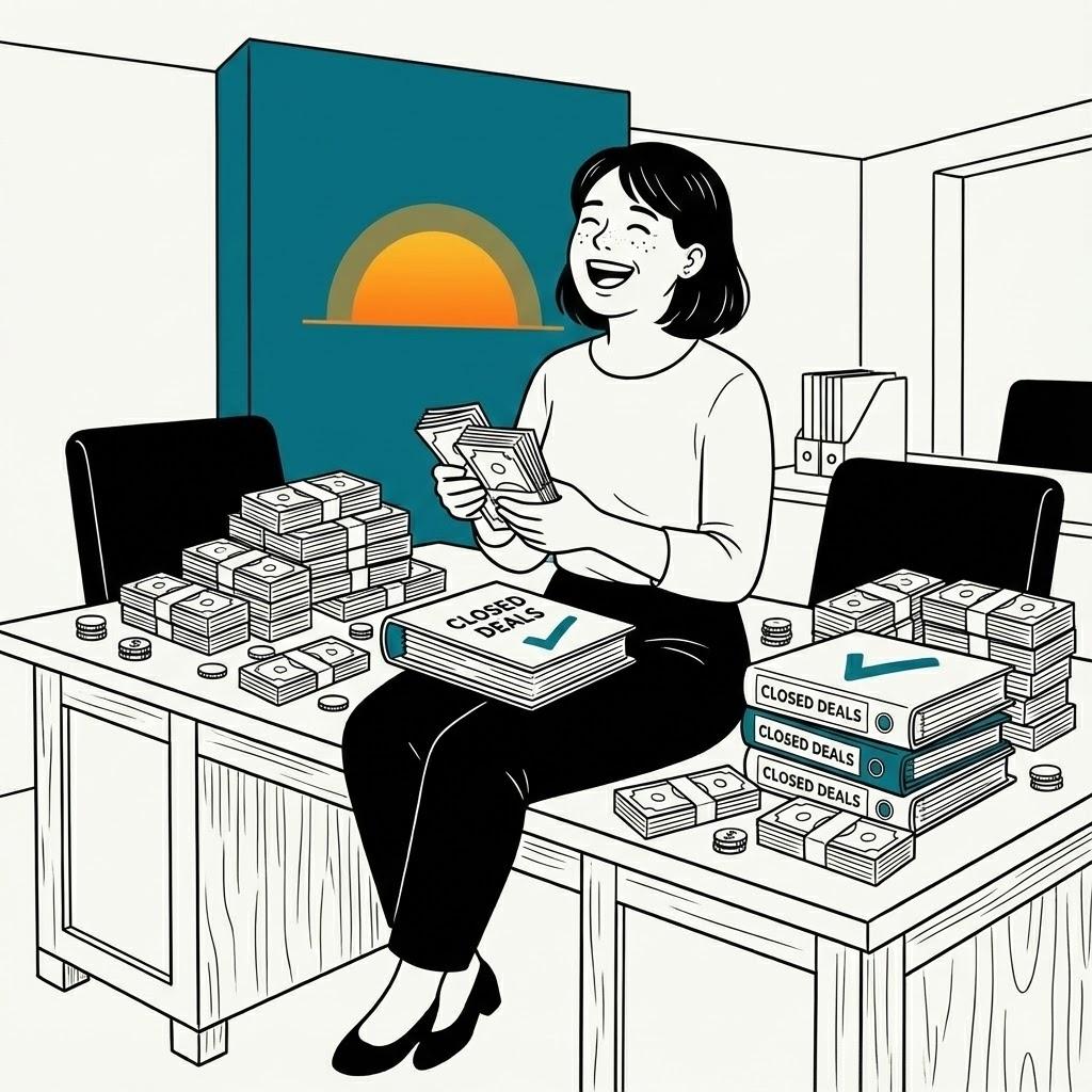 Celebrating successful contract deals